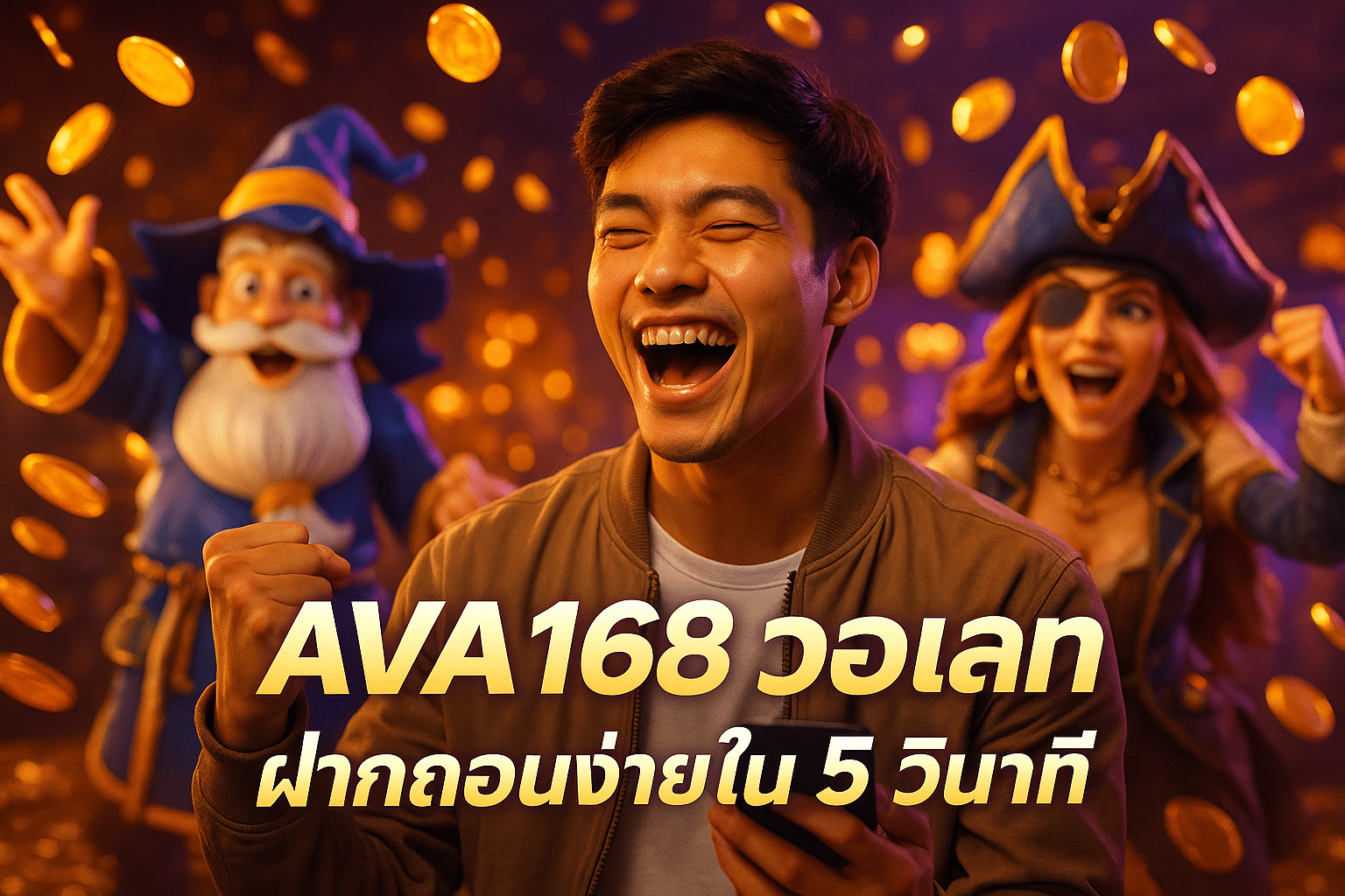 AVA168 วอเลท ฝากถอนง่ายใน 5 วินาที
