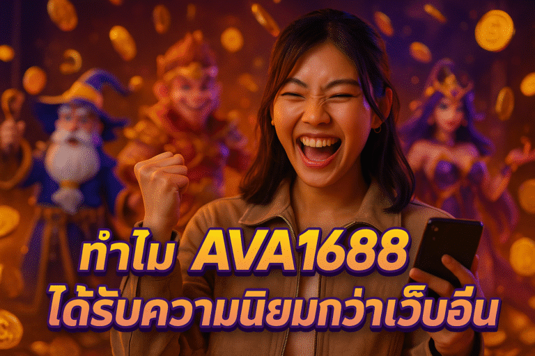 ทำไม AVA168 ได้รับความนิยมกว่าเว็บอื่น